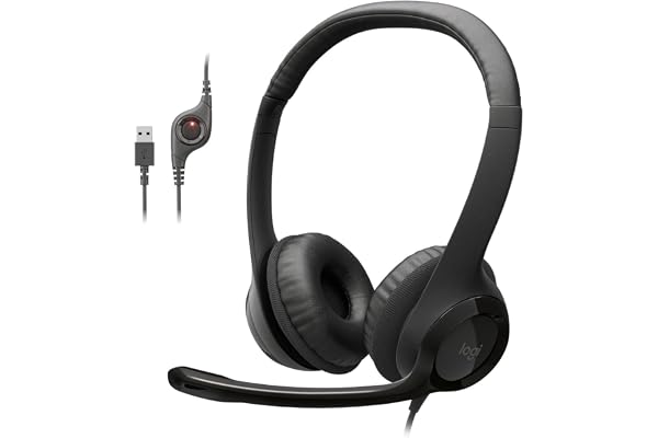 Logitech H390 — USB-A — Wired USB-A stereo headset