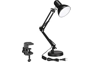 TORCHSTAR E26 Swing-Arm Desk Lamp — Clamp or clip-on desk lamp · exact listing linked