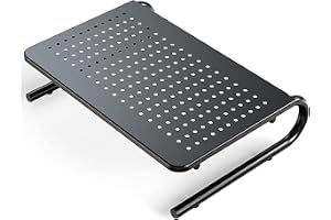HUANUO Vented Steel Monitor Riser — Monitor riser · exact listing linked