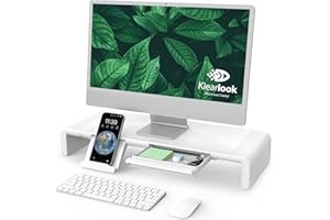 Klearlook Folding Monitor Riser with Drawer — Monitor riser · exact listing linked