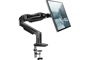 HUANUO FlowLift Single Monitor Arm — Exact listing linked · verify selected variant