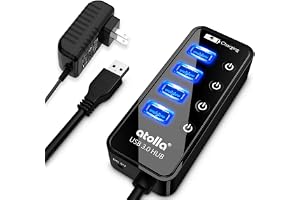 Atolla Four-Port Powered USB Hub — USB data hub · exact listing linked