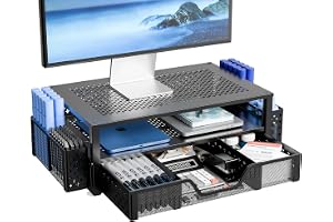 Simple Trending Monitor Riser with Drawer — Monitor riser · exact listing linked