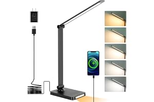 LED Desk Lamp with USB Ports — Exact listing linked · verify selected variant