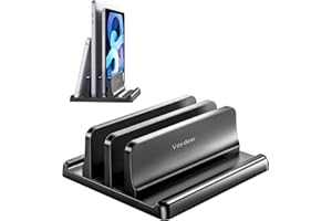 Vaydeer 4-in-1 Dual-Slot Laptop Holder — Vertical laptop holder · exact listing linked