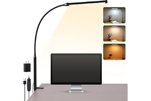 Voncerus LED Clamp Desk Lamp — Exact listing linked · verify selected variant