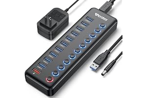 Wenter Powered 11-Port USB Hub — USB data hub · exact listing linked