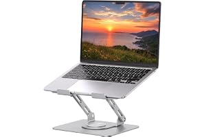 SOUNDANCE Rotating Laptop Stand — Silver Grey — Laptop riser · exact listing linked
