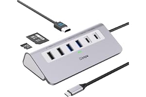 intpw 9-in-1 Desktop USB-C Hub — USB-C multimedia hub · exact listing linked