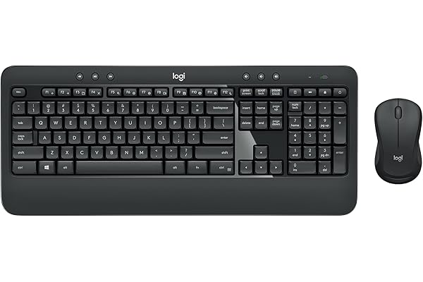 Logitech MK540 Keyboard & Mouse Combo — Full-size wireless set with number pad