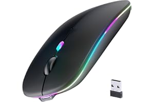 Afaartcci Rechargeable Bluetooth Mouse — Black — Mouse · exact listing linked