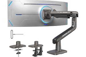 HUANUO TitanLift Ultrawide Monitor Arm — Single monitor mount · exact listing linked