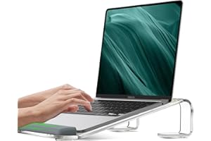 JCZT Clear Acrylic Laptop Stand — Laptop riser · exact listing linked