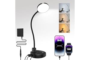 15W LED Desk Lamp with USB Charging — Exact listing linked · verify selected variant