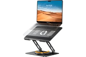 Lamicall Rotating Aluminum Laptop Stand — 10–17.3 inch — Laptop riser · exact listing linked