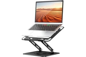 tounee Adjustable Rotating Laptop Stand — Black — Laptop riser · exact listing linked