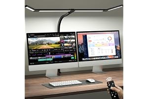 ONEMIX 42-inch Four-Segment Clamp Lamp — Clamp or clip-on desk lamp · exact listing linked
