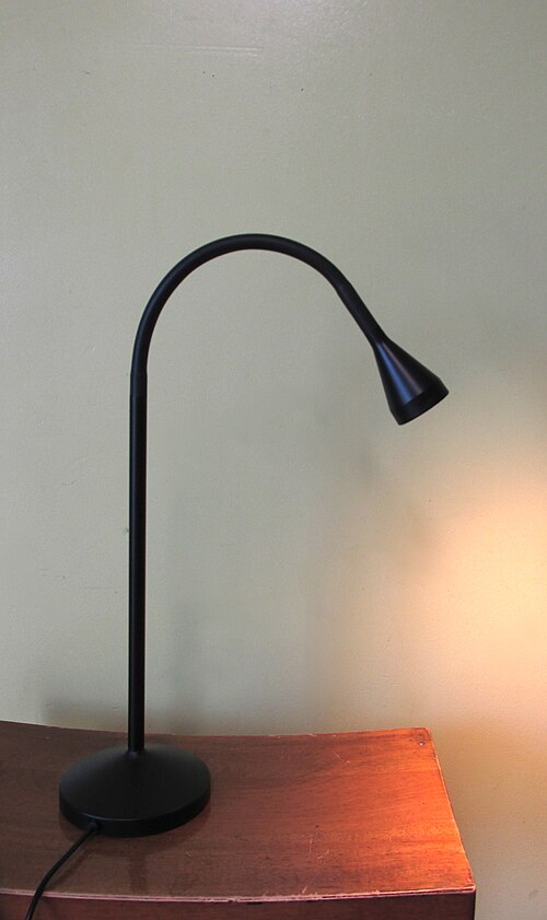 IKEA NÄVLINGE — Black LED work lamp