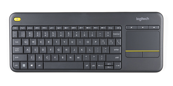Logitech K400 Plus — Black, US layout